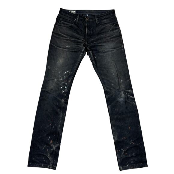Freenote Cloth Avila Slim Fit Selvedge Denim Distressed Jeans Men's 31x33.5